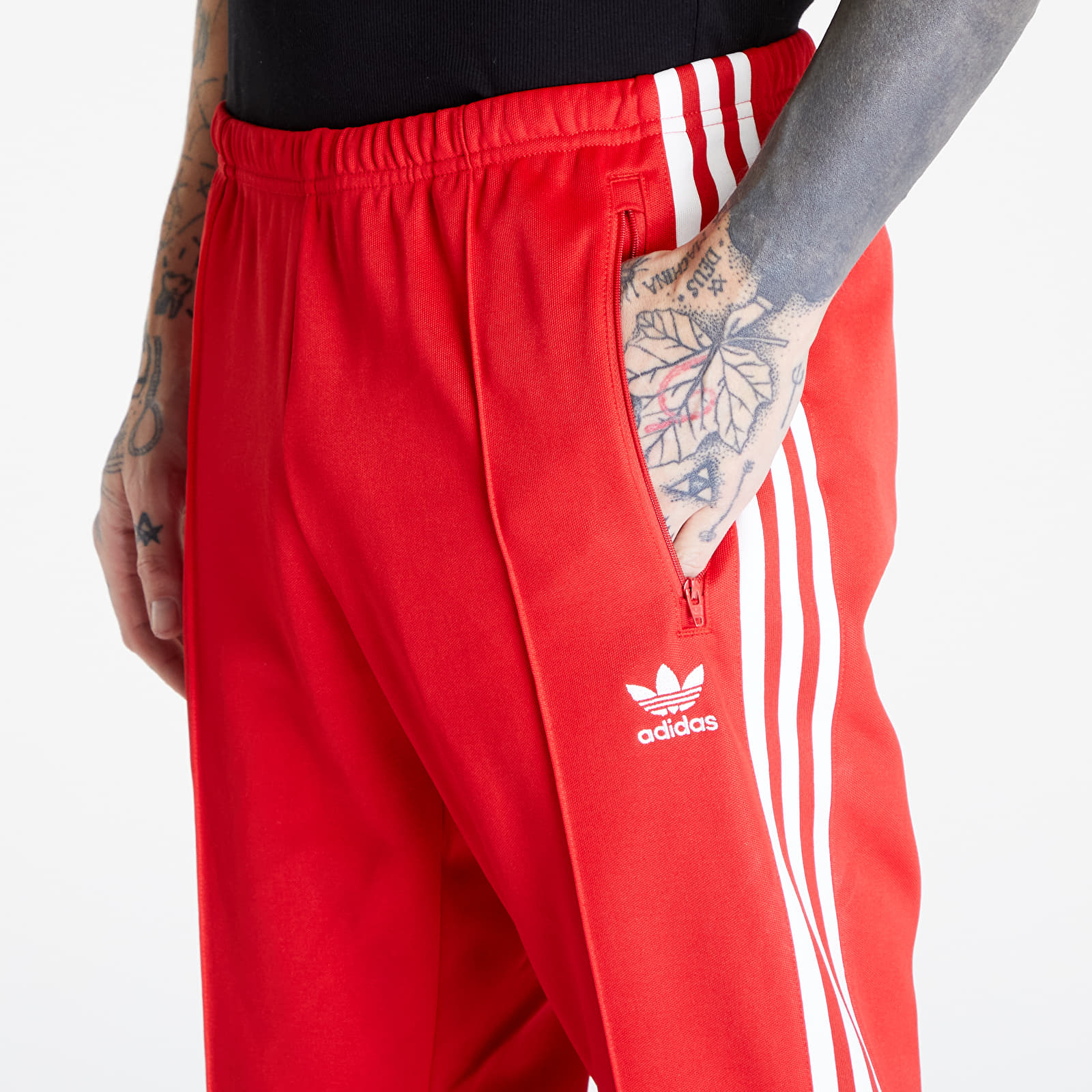 Анцузи adidas Beckenbauer Track Pant Better Scarlet/ White