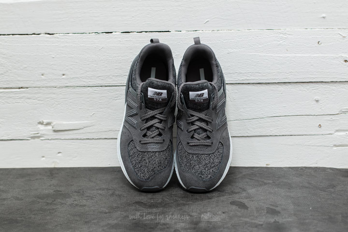 Női cipők New Balance 574 Grey/ White