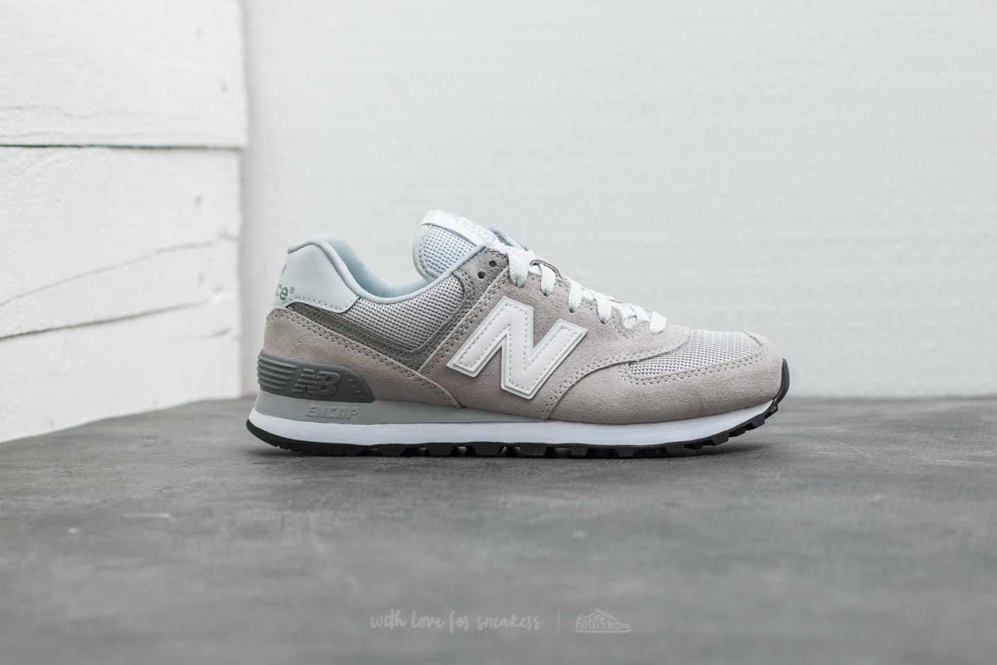 Women s shoes New Balance 574 Grey White Footshop