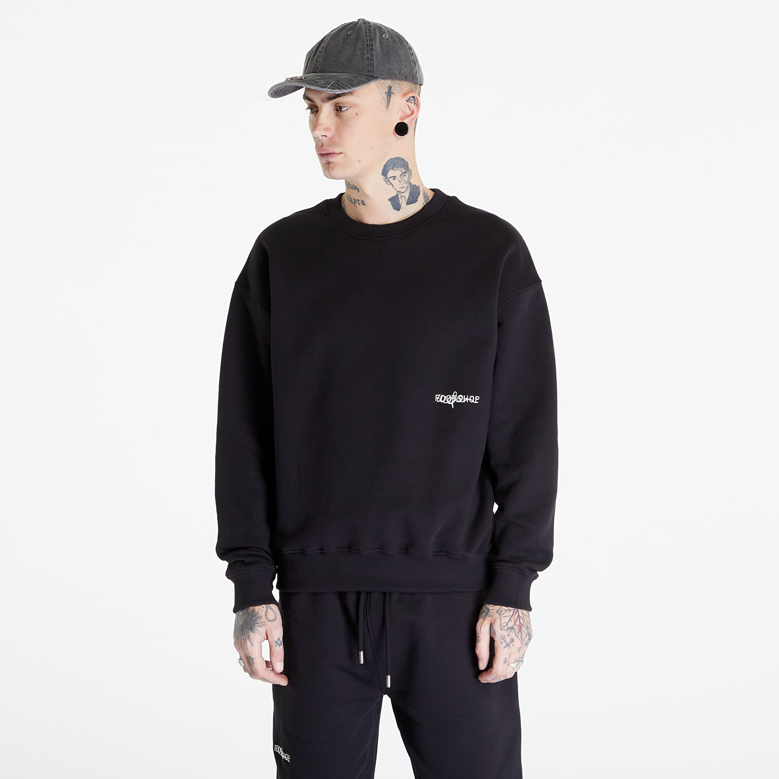 Mikiny Footshop Everyday Crewneck UNISEX Black