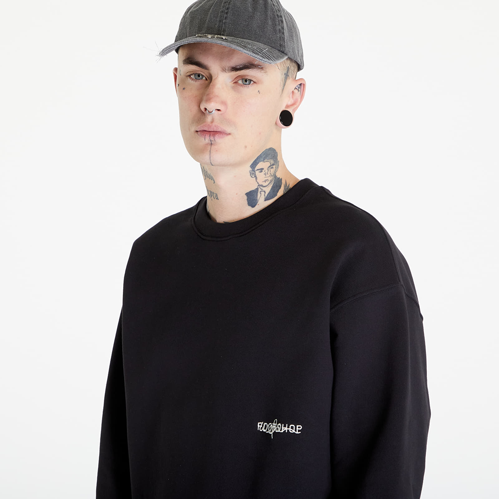 Mikiny Footshop Everyday Crewneck UNISEX Black