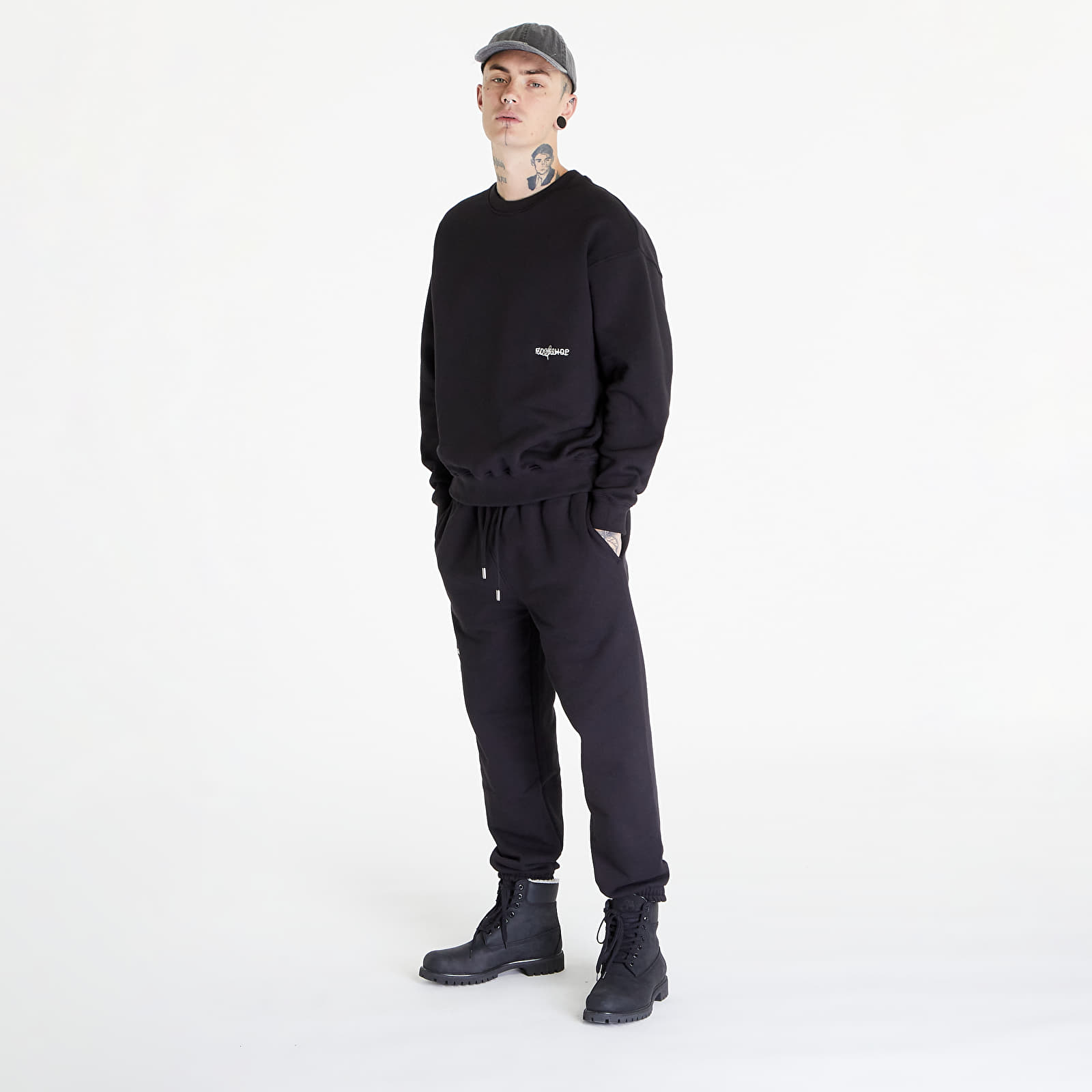 Mikiny Footshop Everyday Crewneck UNISEX Black