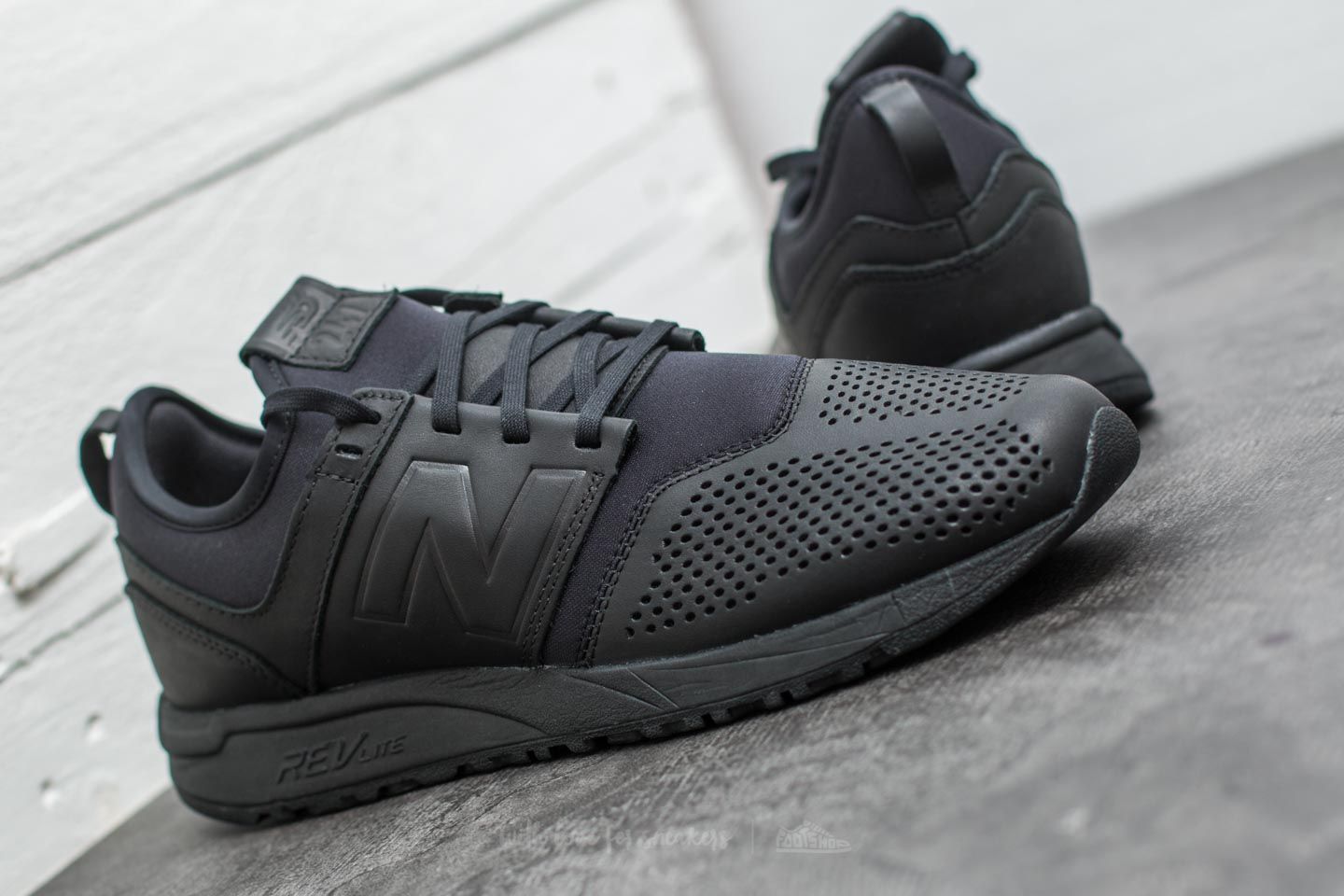 New balance 247 all black sales