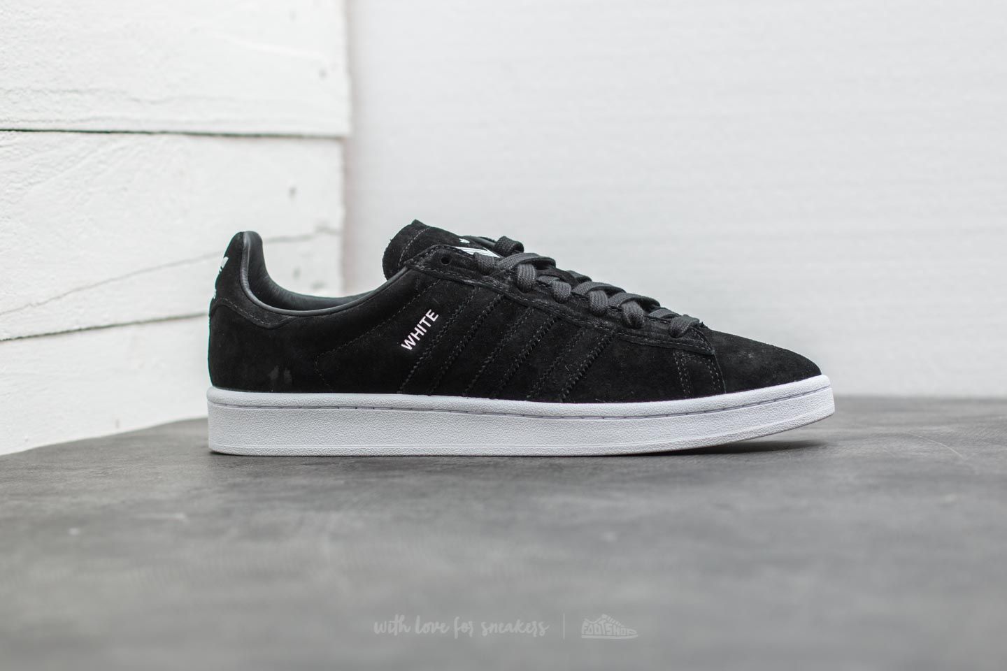 Men s shoes adidas WM Campus Core Black Core Black Ftw White Footshop