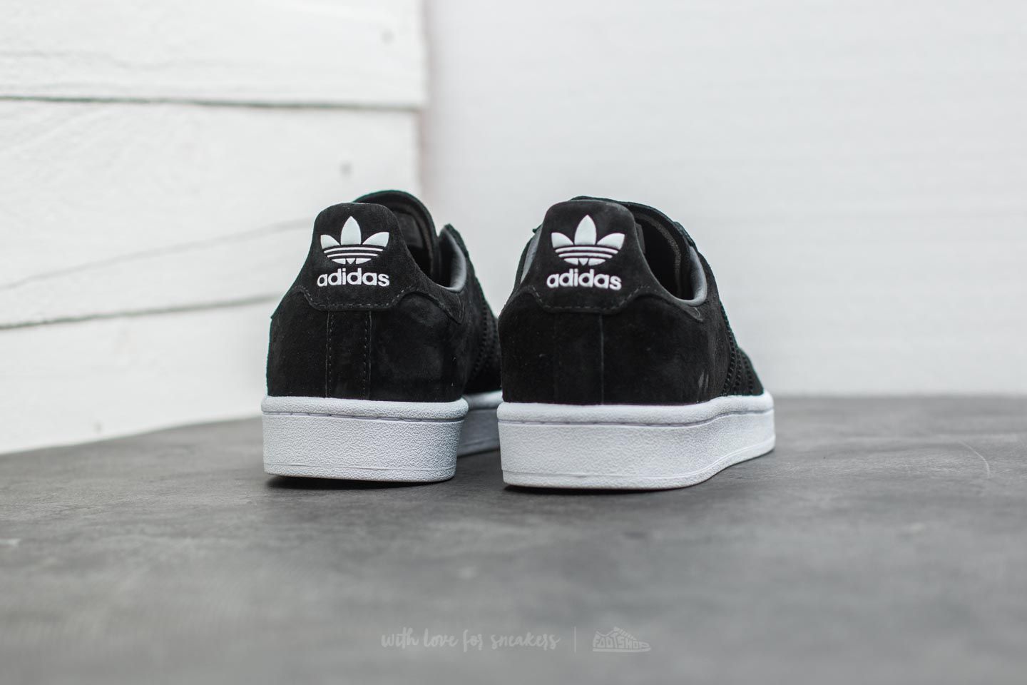 Men s shoes adidas WM Campus Core Black Core Black Ftw White