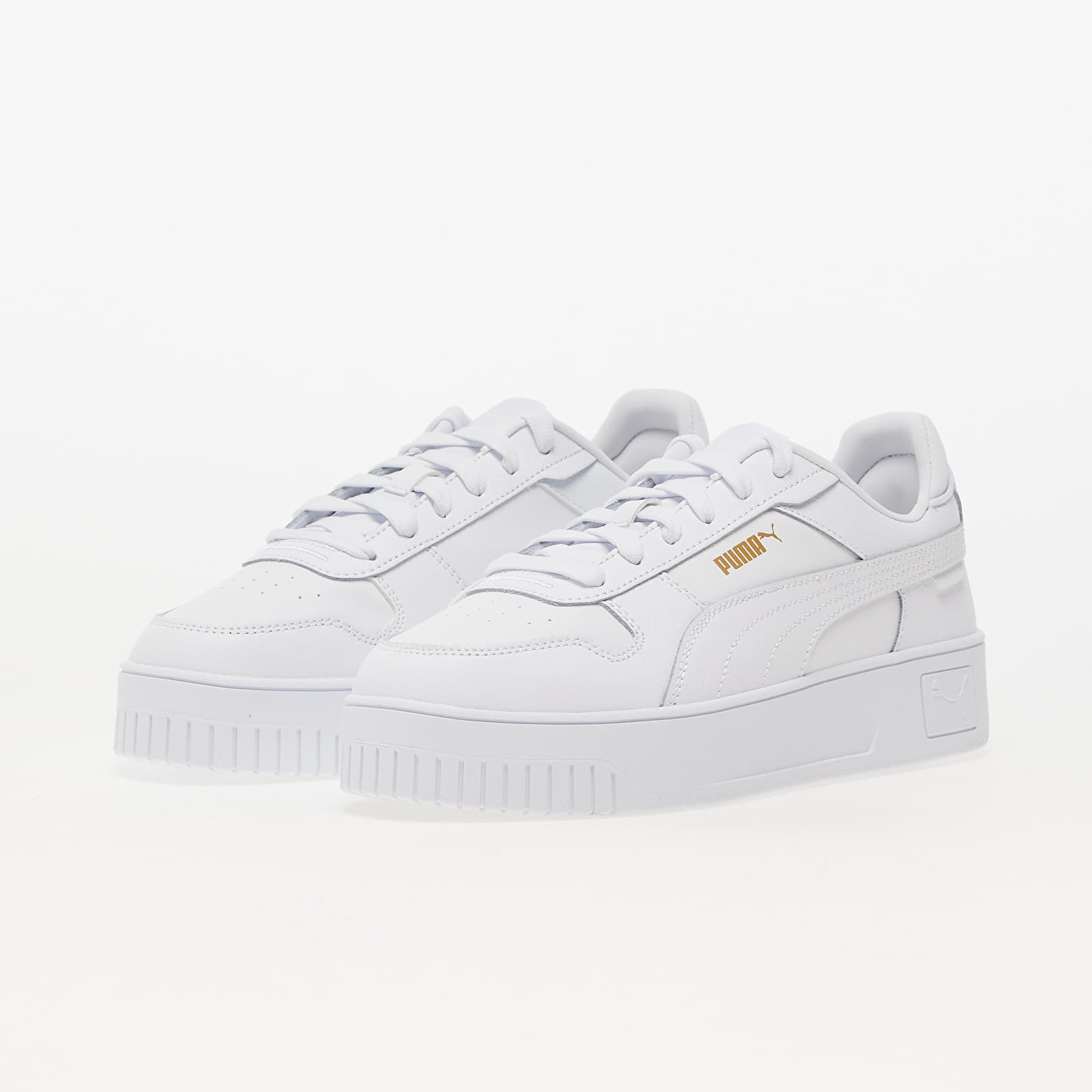Női cipők Puma Carina Street Puma White-Puma White-Gold