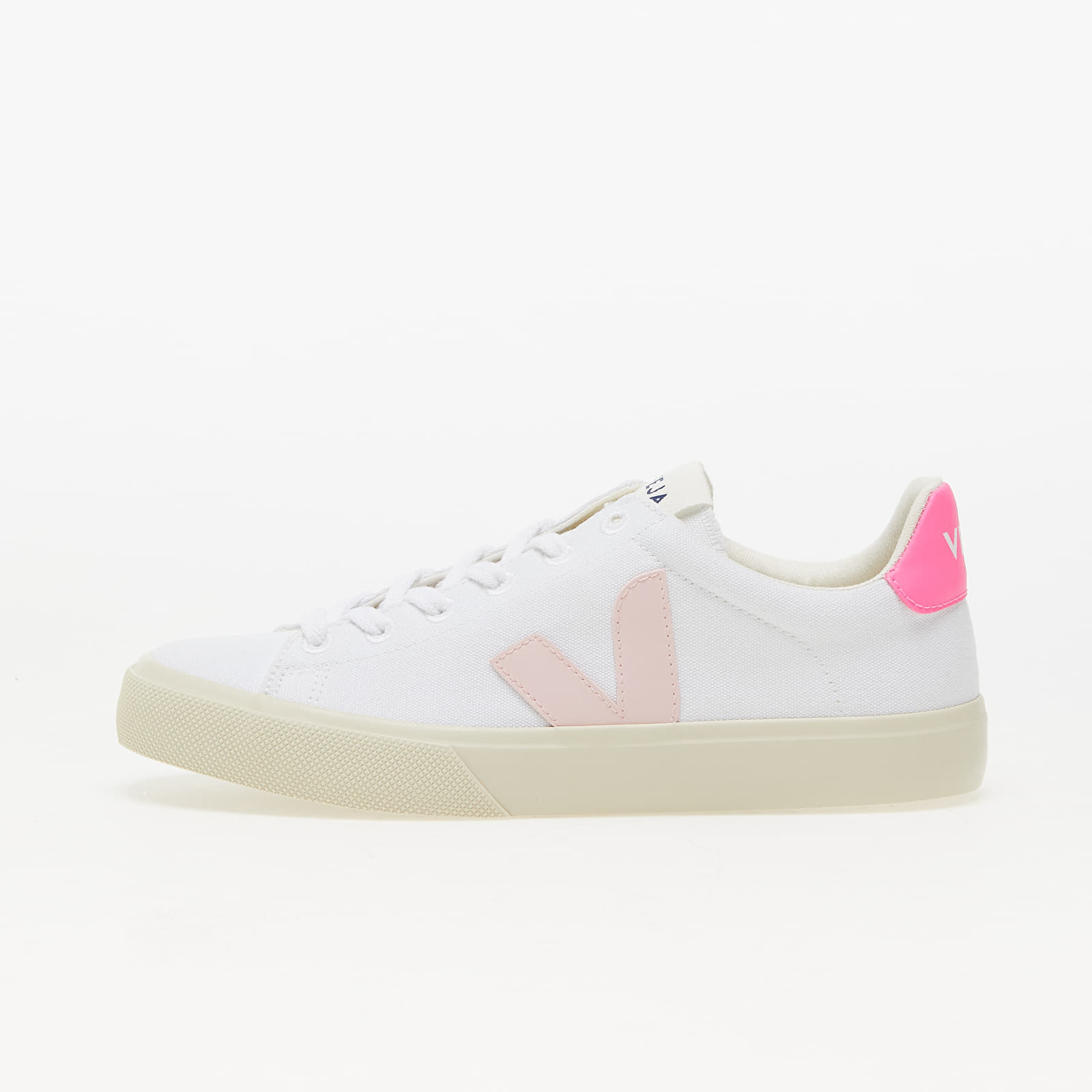 Dámske topánky a tenisky Veja Campo Ca Canvas White Petale Sari