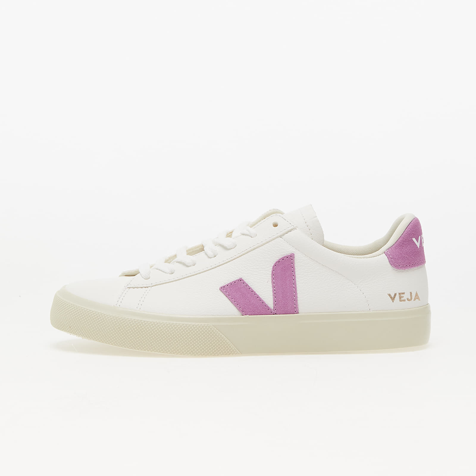 Women's shoes Veja W Campo Chromefree Leather White Mulberry