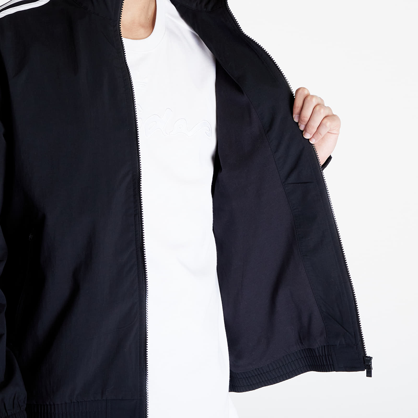 Pulóverek adidas Adicolor Woven Firebird Track Top Black