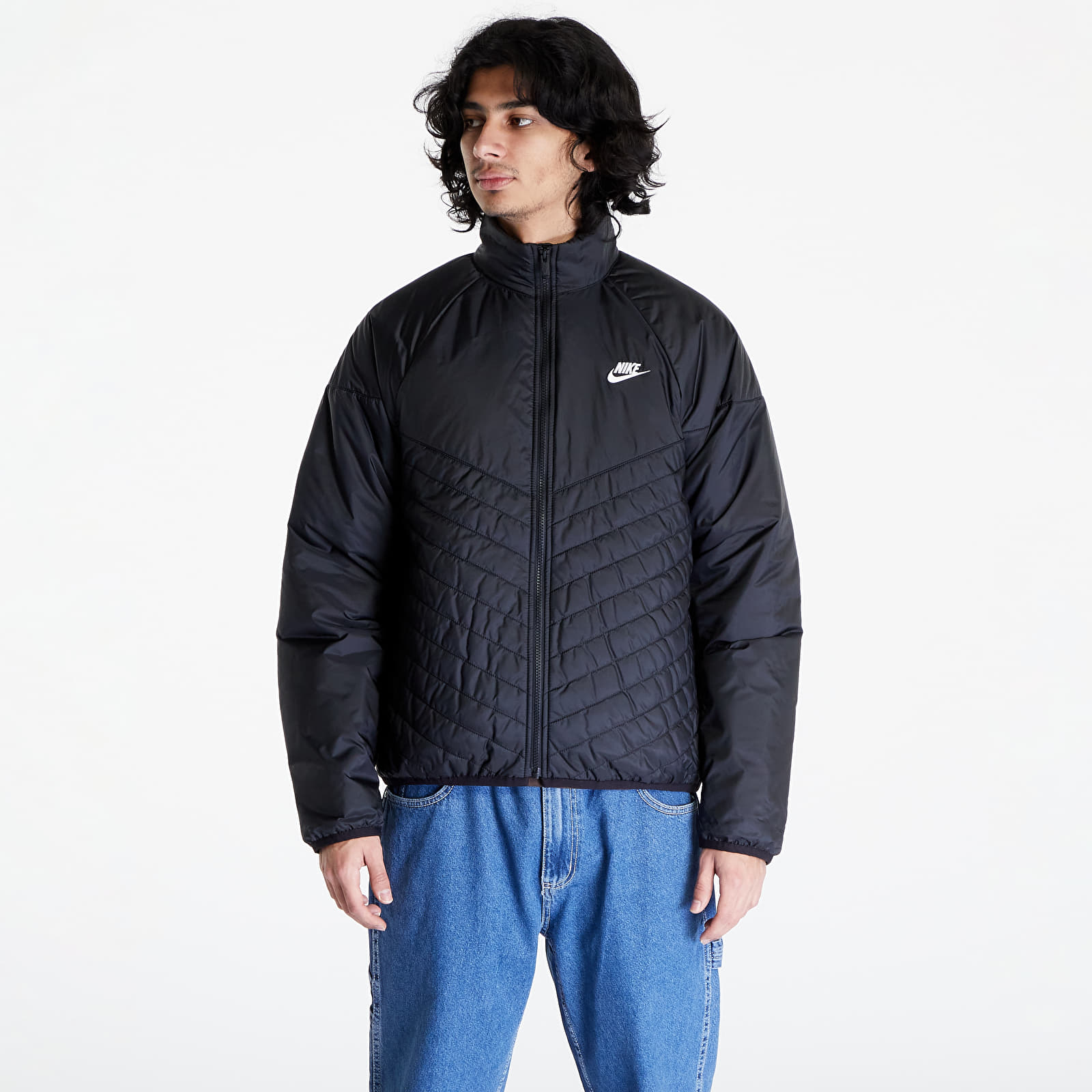 Levně Nike Sportswear Windrunner Therma-FIT Water-Resistant Puffer Jacket Black