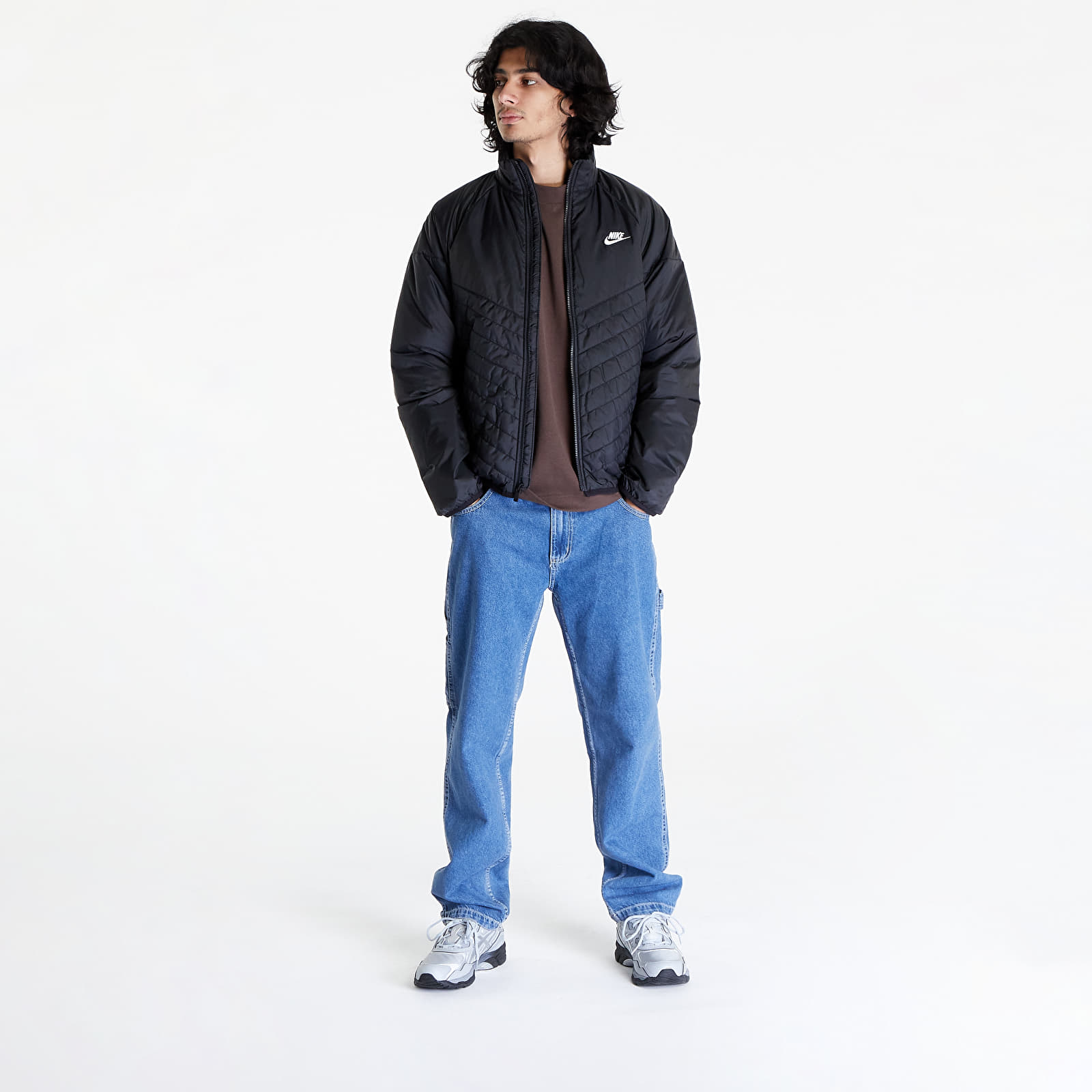 Kurtki wiatrówki Nike Sportswear Windrunner Therma-FIT Water-Resistant Puffer Jacket Black
