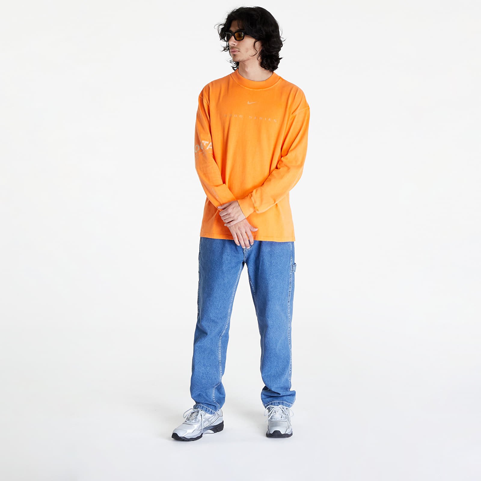 Koszulki Nike x NOCTA NRG Men's Long-Sleeve Mock Neck Orange Horizon