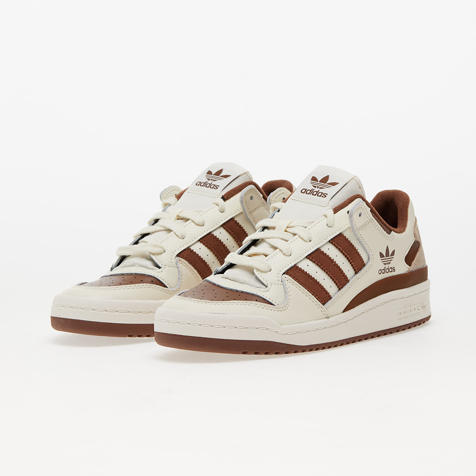 Zapatillas Hombre adidas Forum Low Cl Crew White/ Preloveded Brown/ Wonder Beige