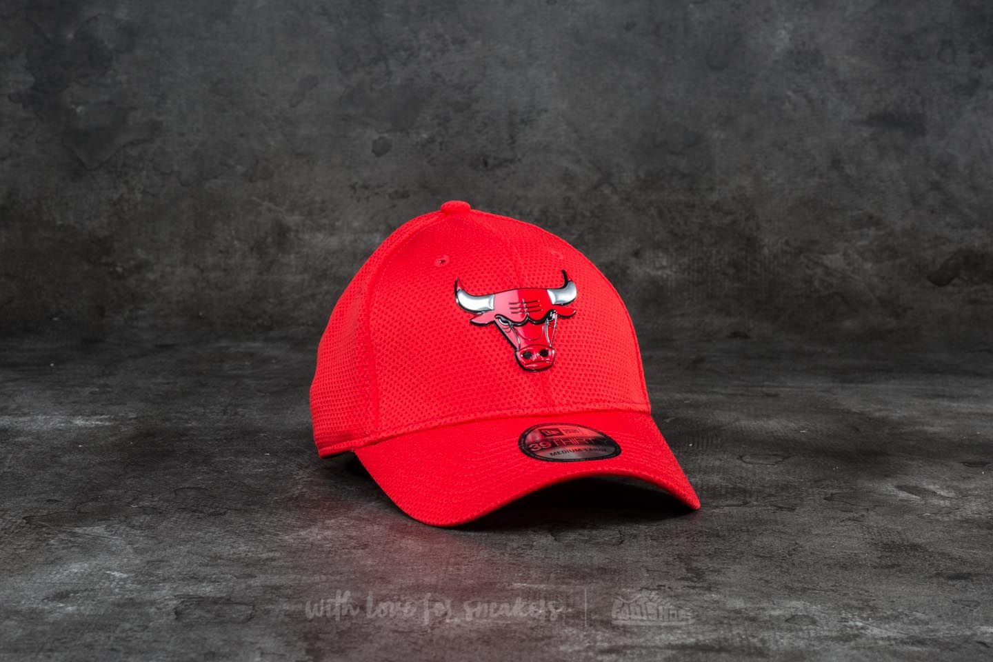 Fitted Cap New Era 39Thirty Logo Pack Chicago Bulls Cap Scarlet