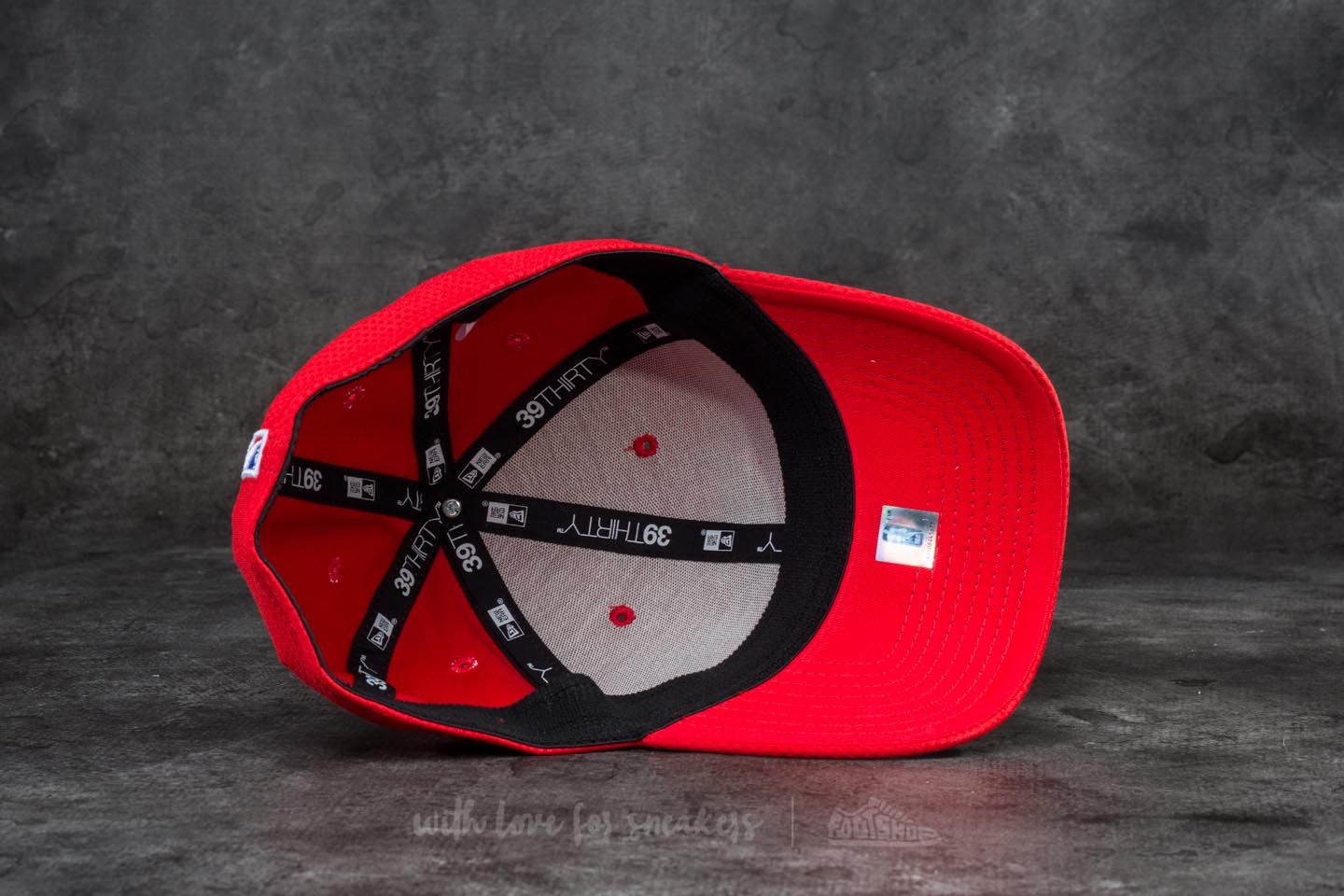 Fitted Cap New Era 39Thirty Logo Pack Chicago Bulls Cap Scarlet