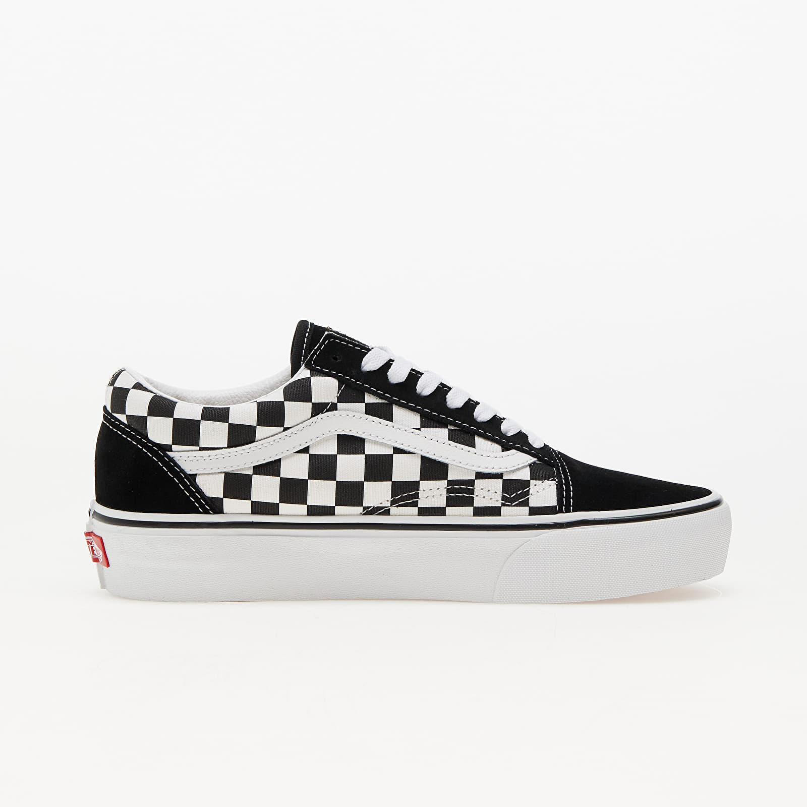 Γυναικεία παπούτσια Vans Old Skool Platform (Checkerboardard) Blk/ Tr Wht