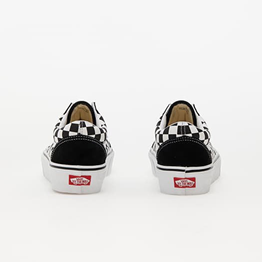 Old skool platform checkered vans shop