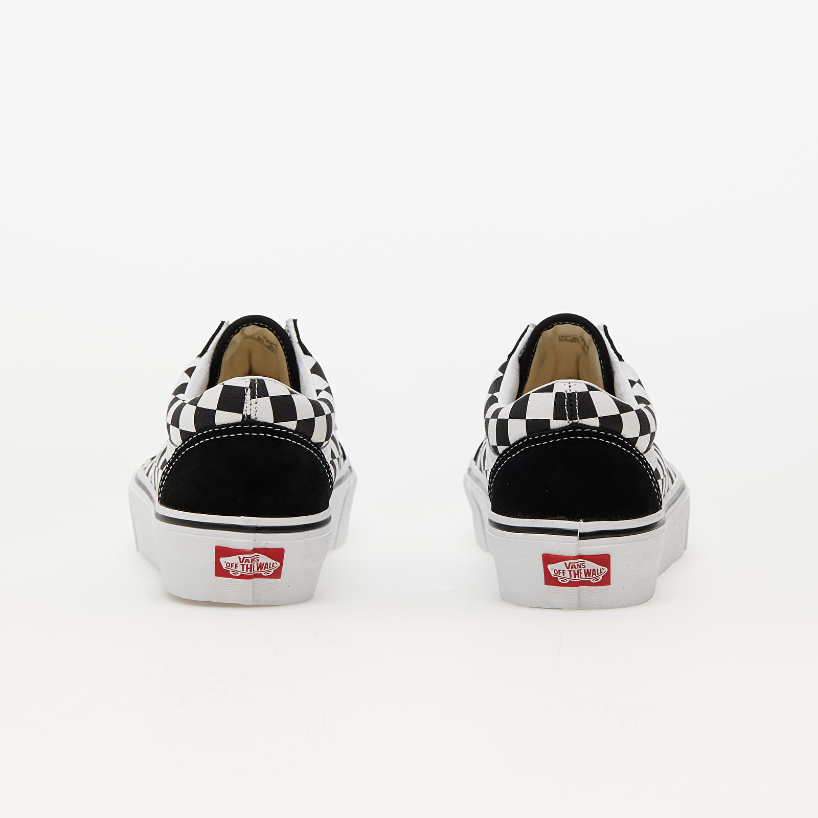 Γυναικεία παπούτσια Vans Old Skool Platform (Checkerboardard) Blk/ Tr Wht