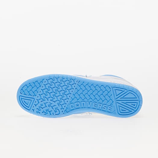 White converse blue sole hot sale