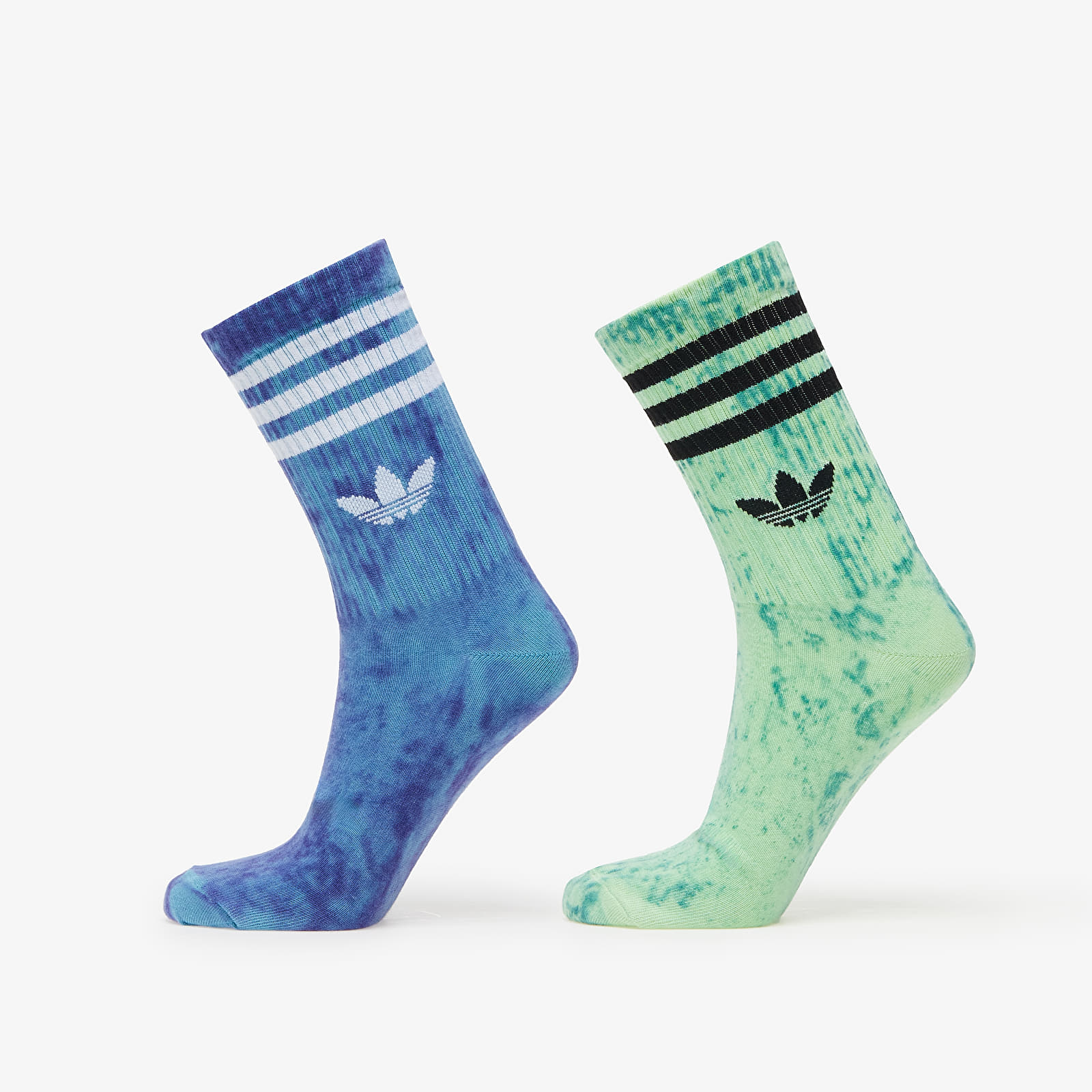 Чорапи adidas Tie Dye Socks 2-Pack Preloved Blue/ Night Flash/ Semi Green Spark
