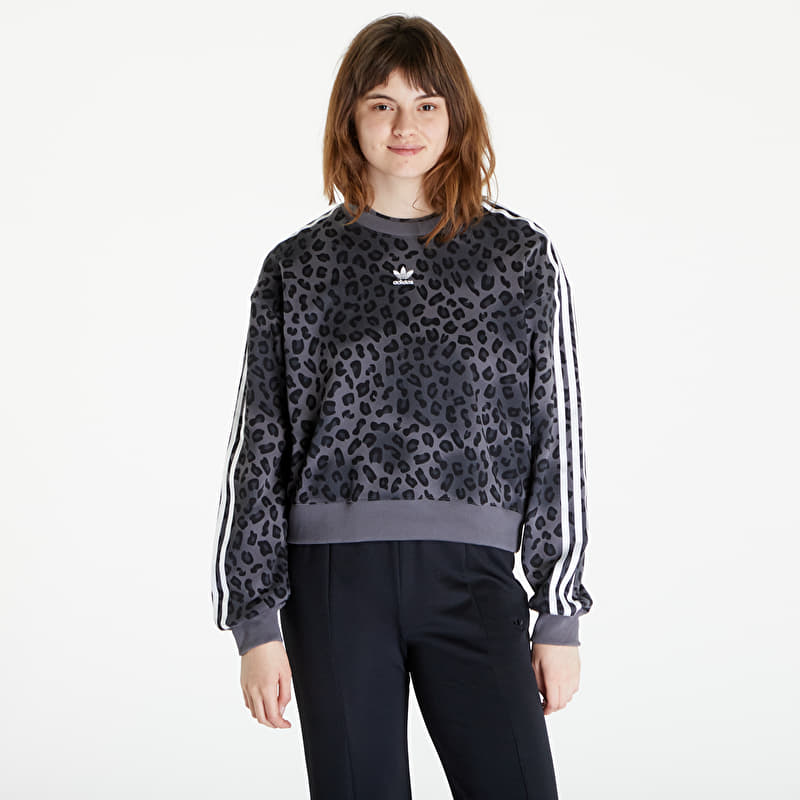 Sweatshirt adidas Aop Crew Sweatshirt Grey Five