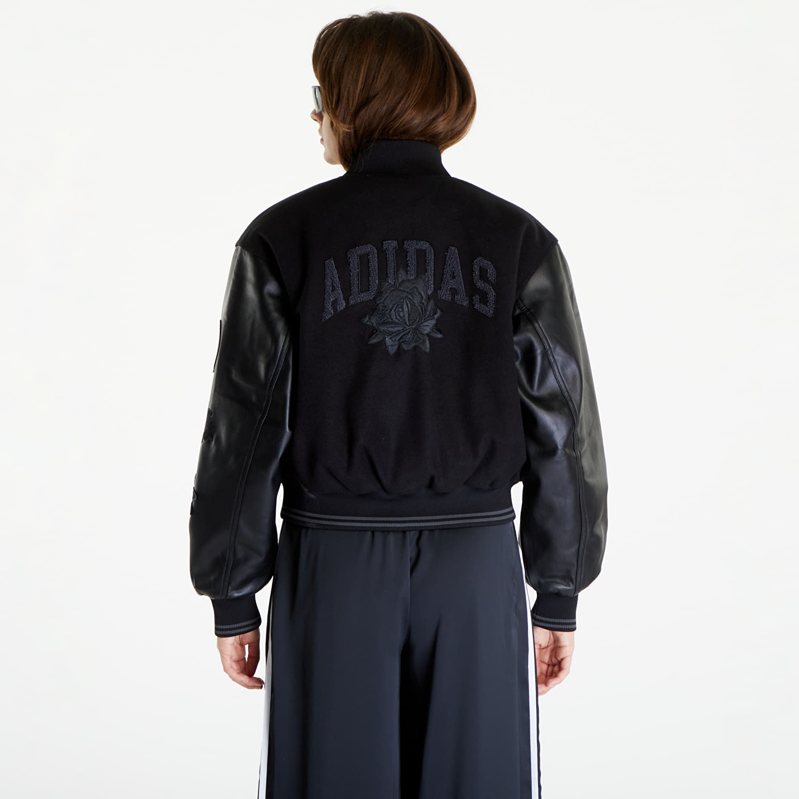Adidas oversized bomber jacket hot sale