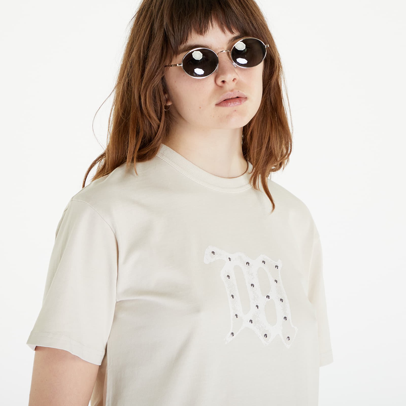Pólók MISBHV Signature Vintage T-Shirt UNISEX Beige