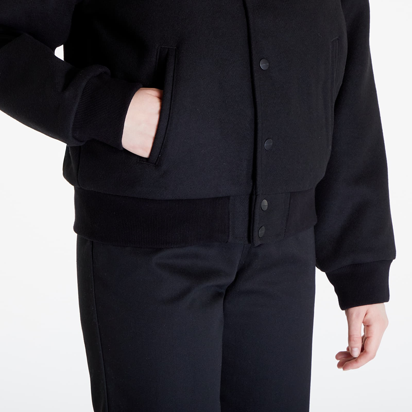 Bombery Carhartt WIP Work Varsity Bomber UNISEX Black