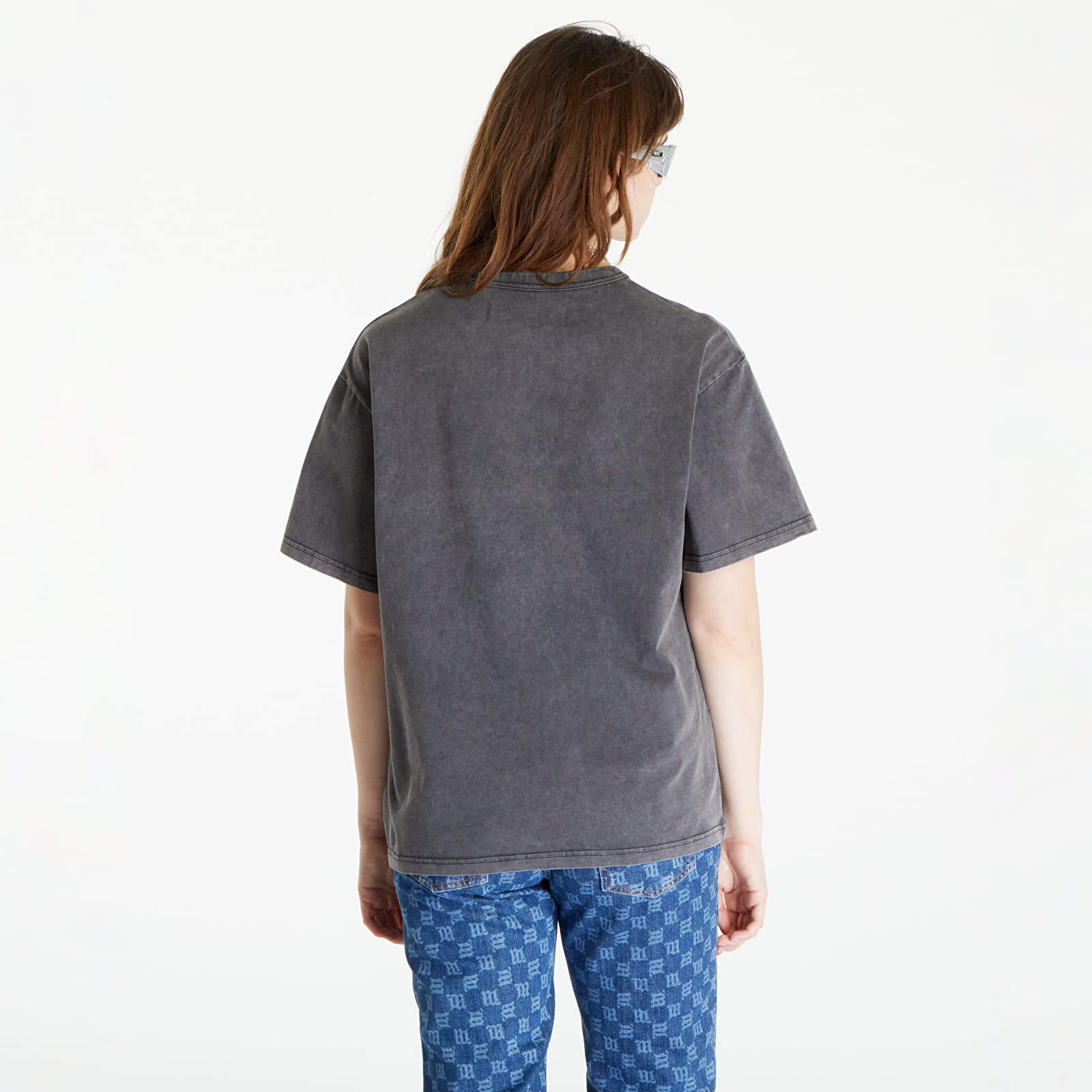 Majice T-shirt MISBHV Signature Vintage T-Shirt UNISEX Washed Black