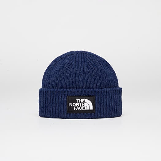 The North Face Tnf Logo Box Cuffed Beanie Short Summit Navy