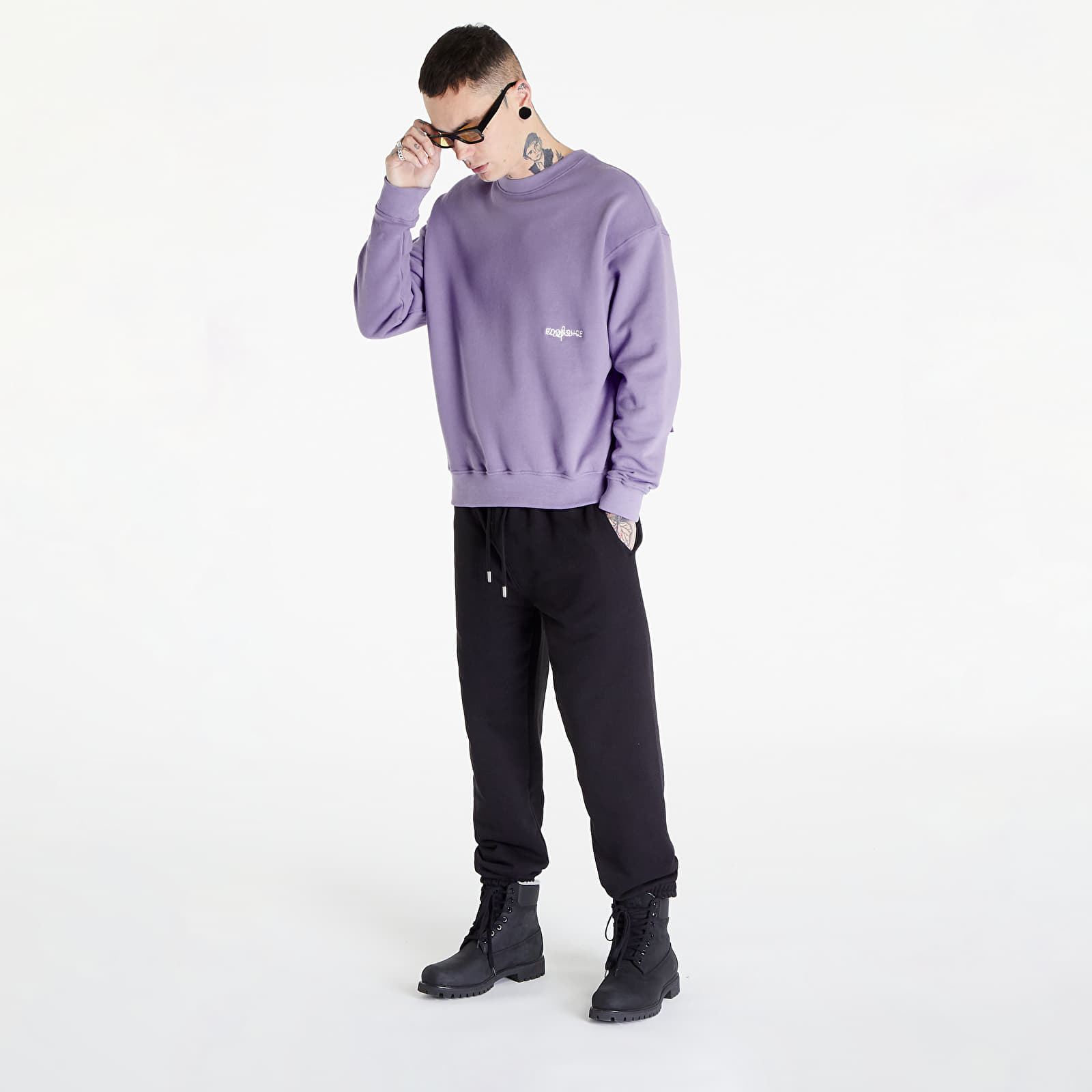 Hoodies and sweatshirts  Footshop Everyday Crewneck UNISEX Lilac
