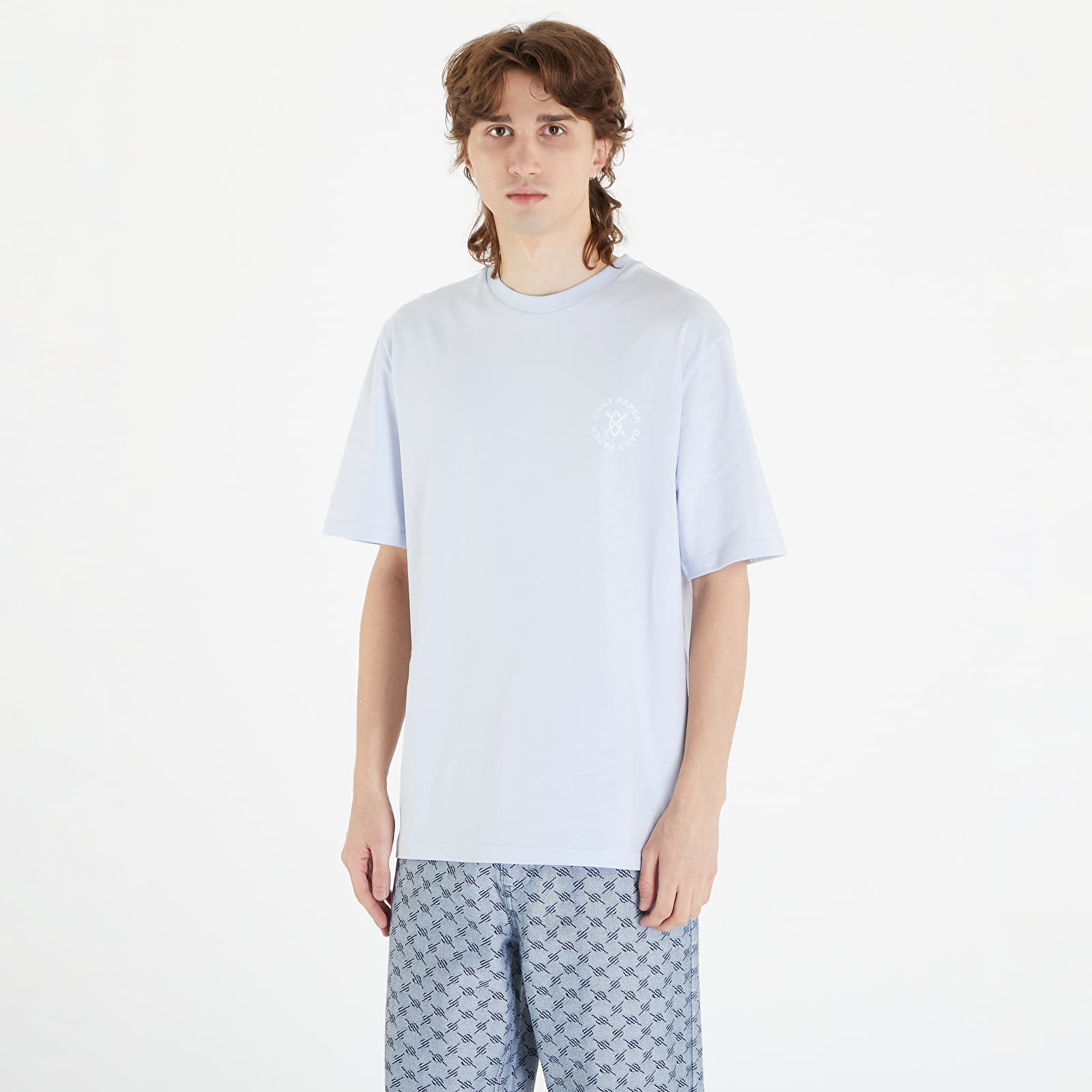 Тениски Daily Paper Circle Short Sleeve T-Shirt Halogen Blue