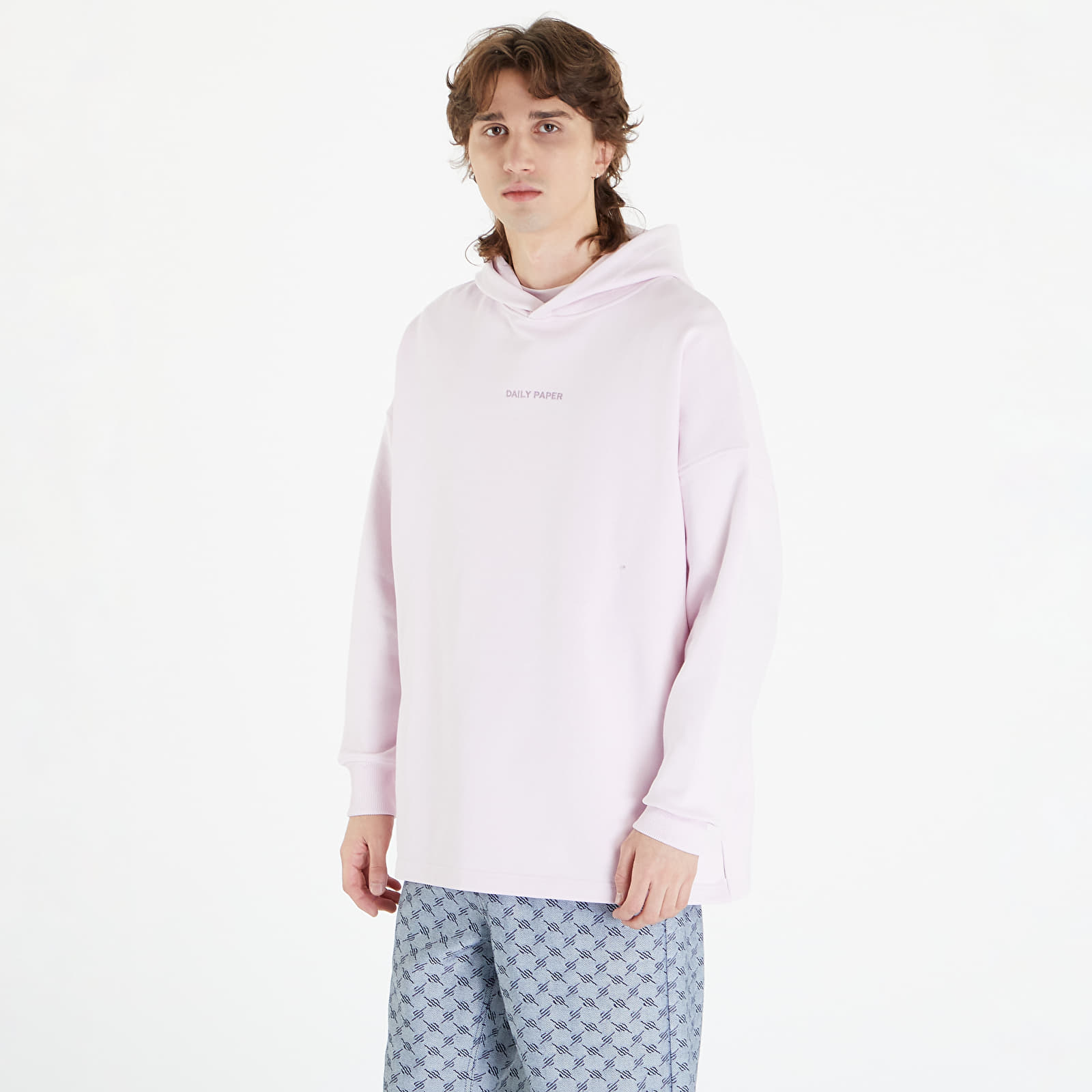Kapucnis pulóverek és pulcsik Daily Paper Songul Relaxed Hoodie Ice Pink