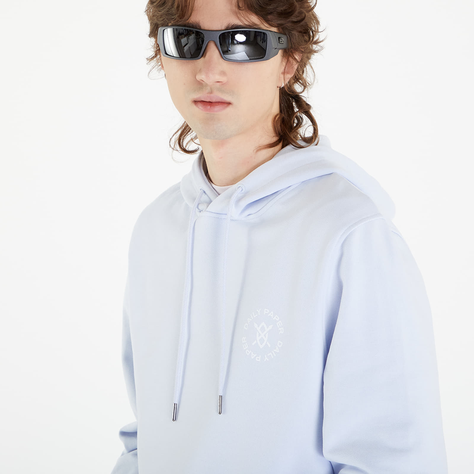 Hanorac Daily Paper Circle Hoodie Halogen Blue - 1 | YEO