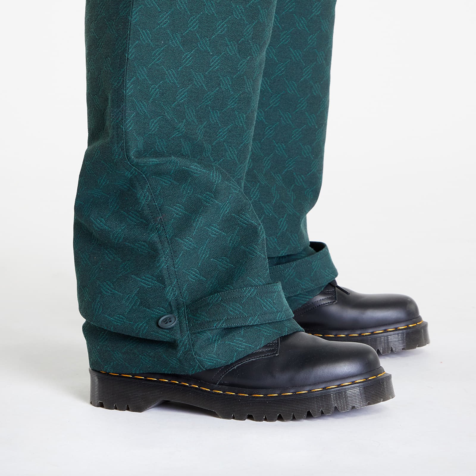 Pants and jeans Daily Paper Imani Monogram Pants Pine Green