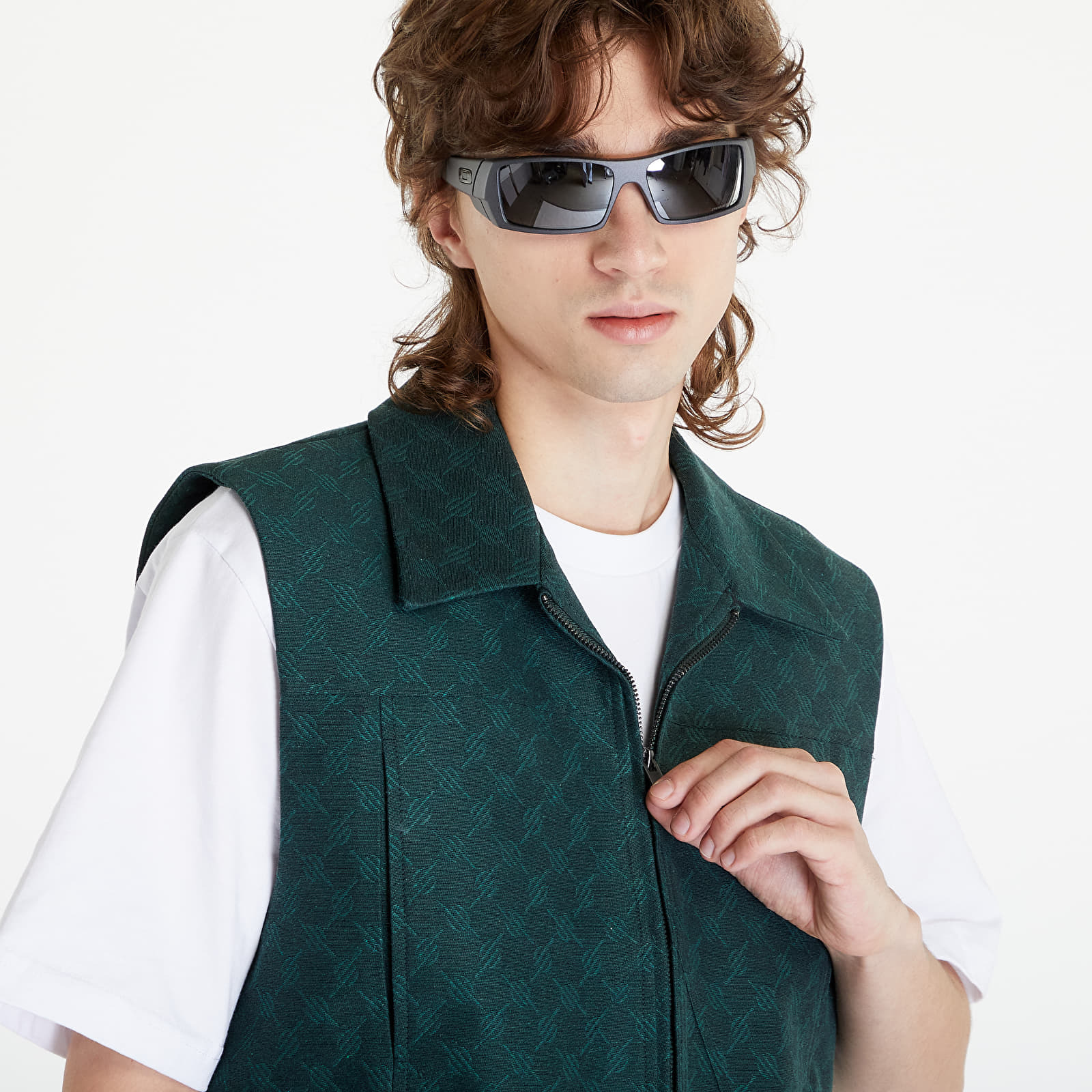 Vests Daily Paper Benji Monogram Vest Pine Green