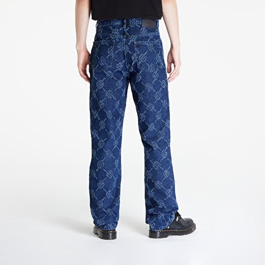 Daily paper broek heren blauw hotsell