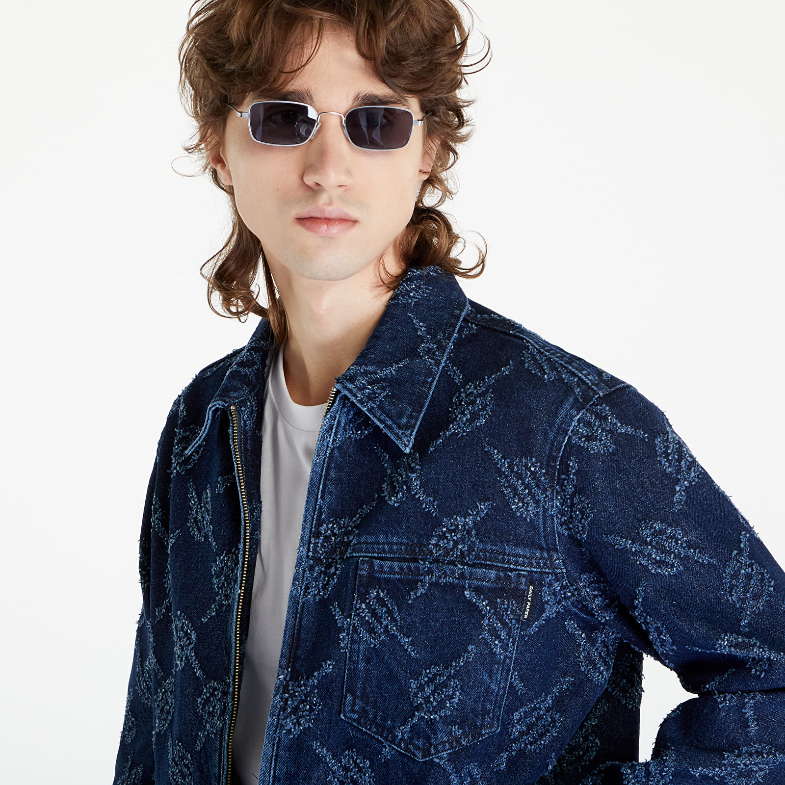 Jackets Daily Paper Jacob Denim Jacket Blue