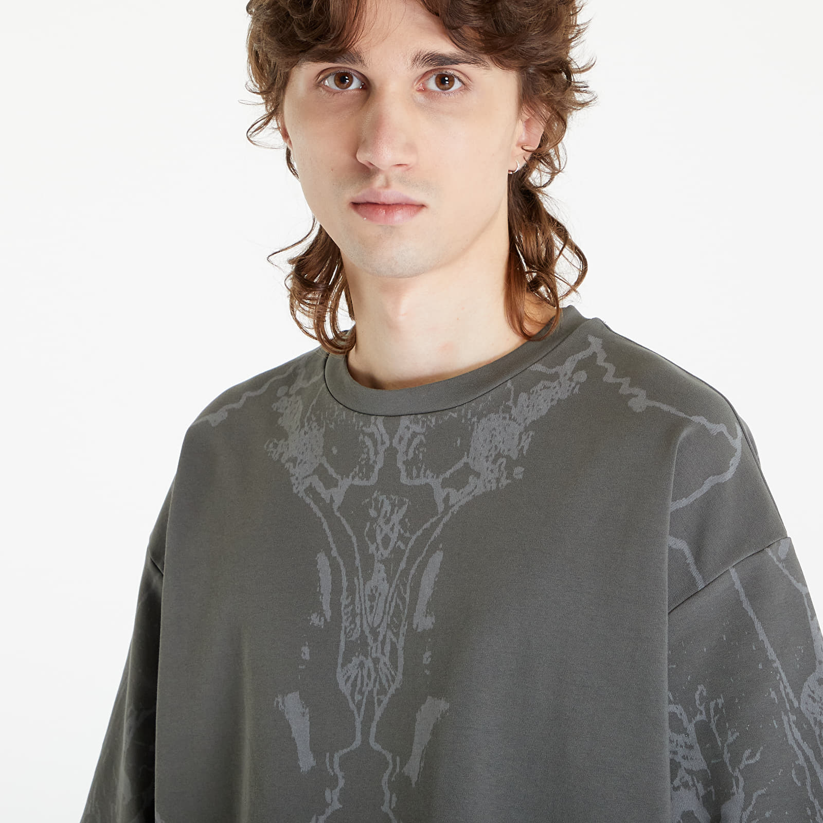 Koszulki Daily Paper Secret Rhythm Oversized Short Sleeve T-Shirt Chimera Green