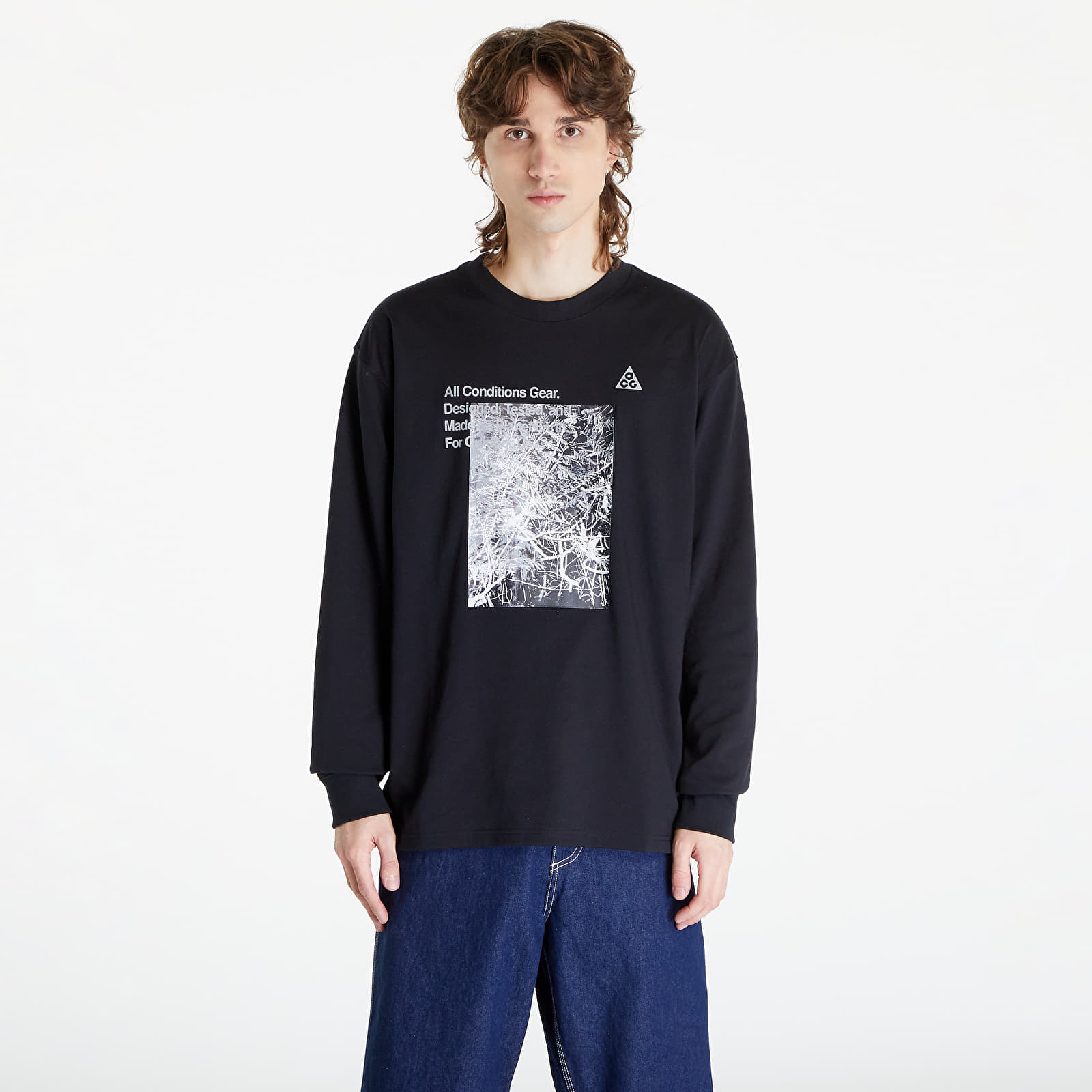 Koszulki Nike ACG Long Sleeve T-Shirt Black