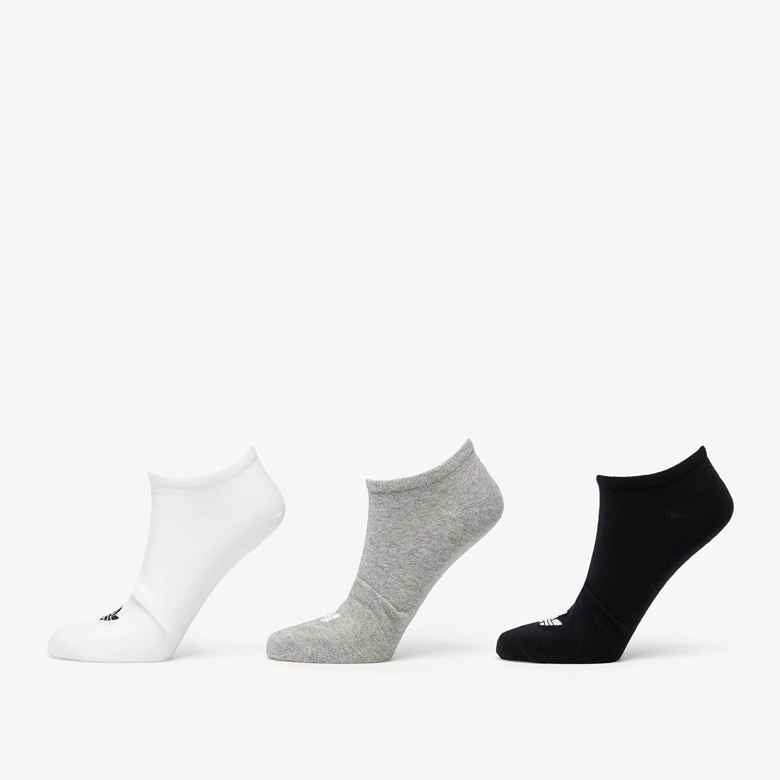adidas Trefoil Liner Socks 3-Pack White/ Black/ Mgreyh 35-38
