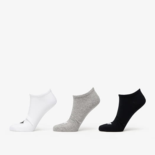 Socks adidas Trefoil Liner Socks 3-Pack White/ Black/ Mgreyh