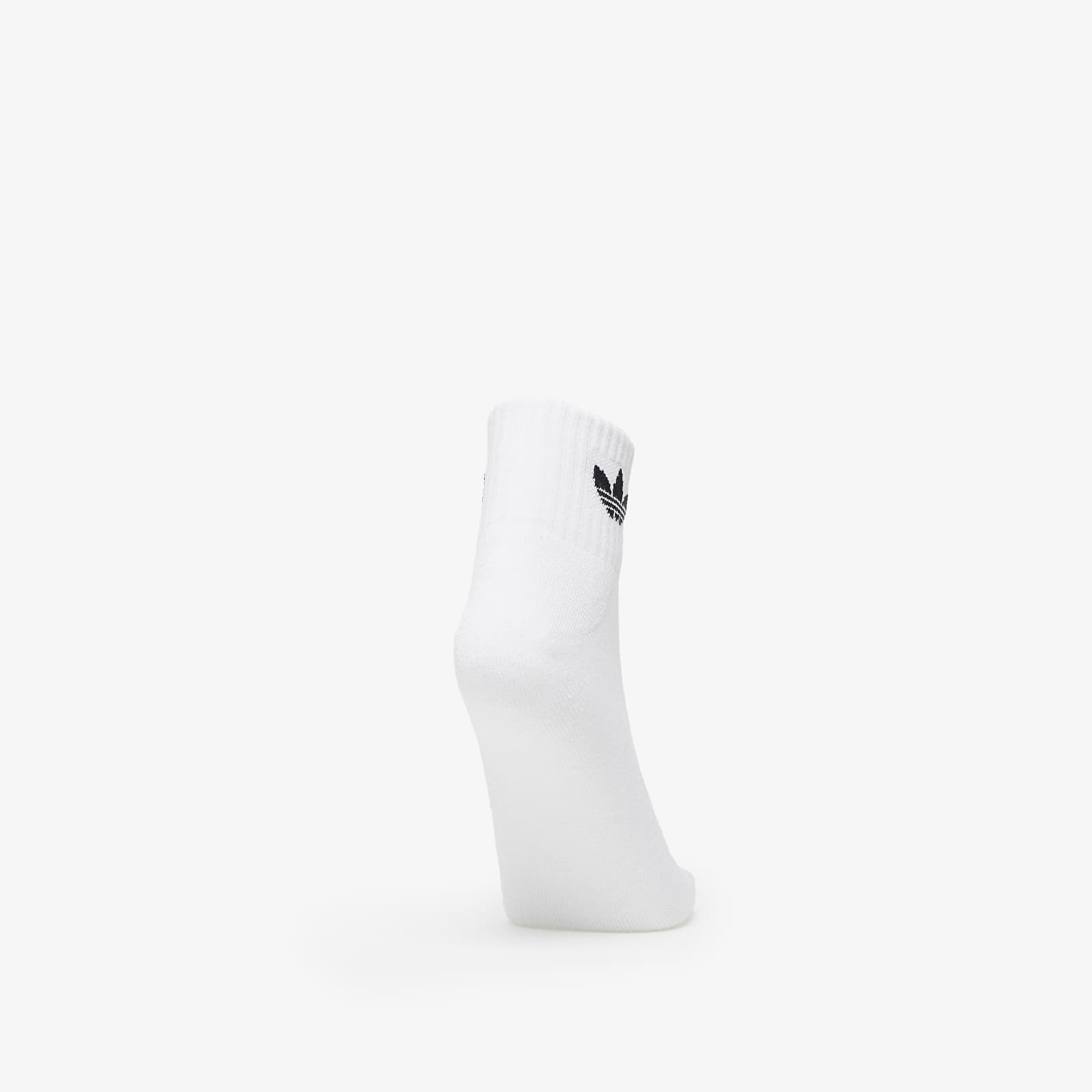 Socks adidas Mid Ankle Socks 3-Pack White/ White/ Black