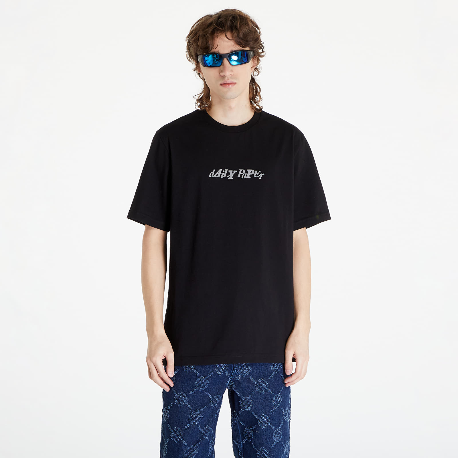 Tricouri  Daily Paper Unified Type Short Sleeve T-Shirt Black