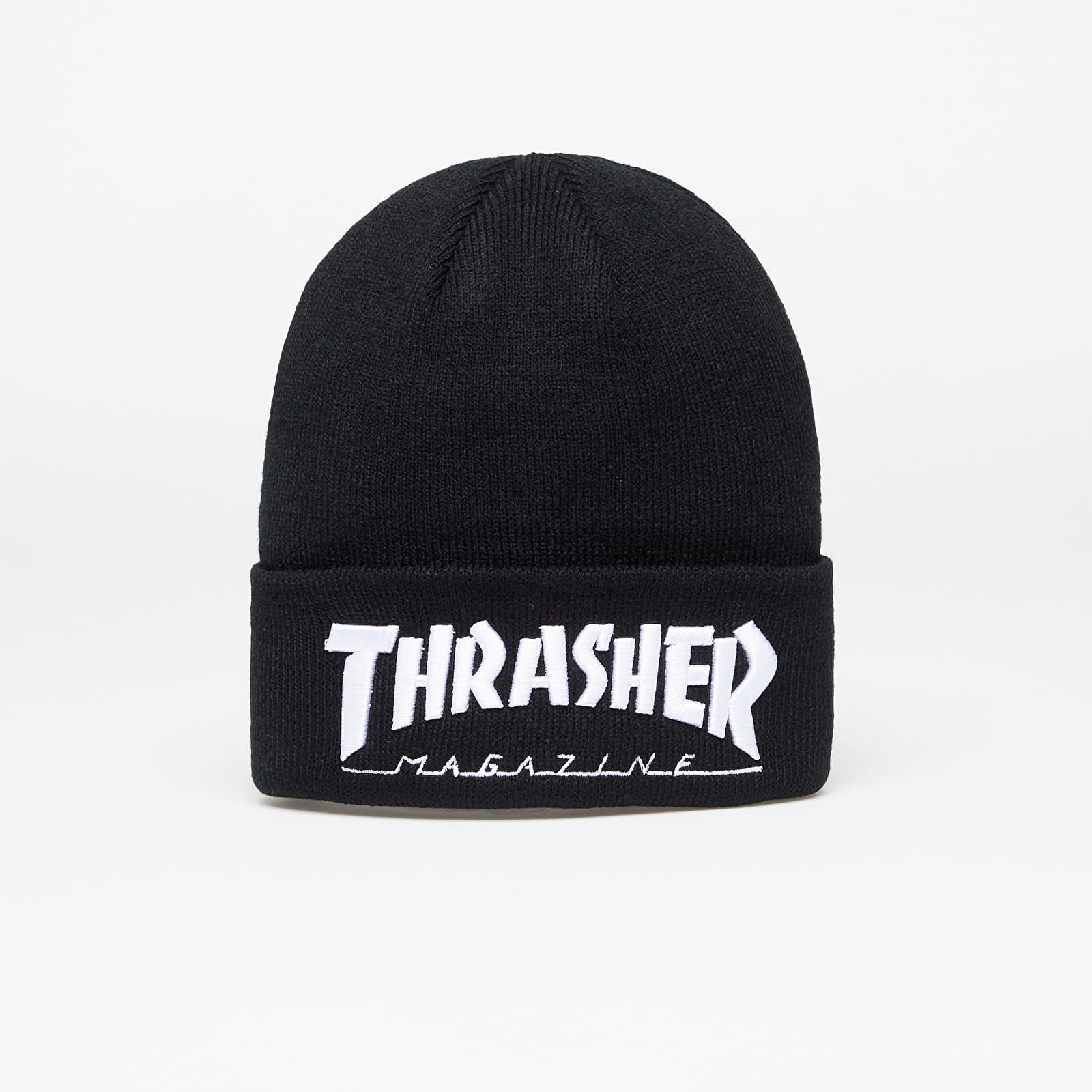 Шапки Thrasher Embroidered Logo Beanie Black / White