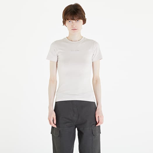 Tričko Daily Paper Logotype Women Fitted Short Sleeve T-Shirt Moonstruck Beige