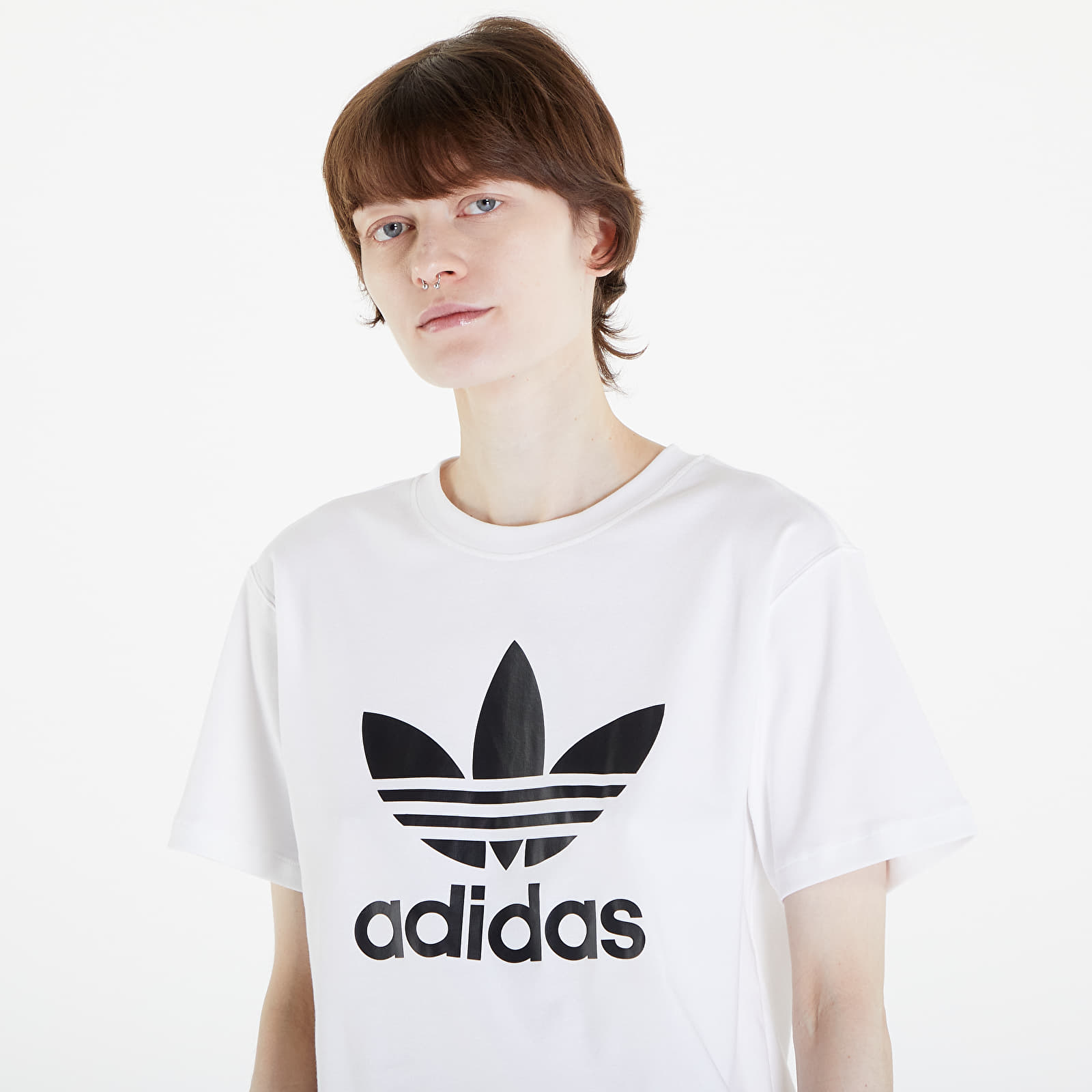 Tricou adidas Trefoil Regular Tee White - 1 | YEO