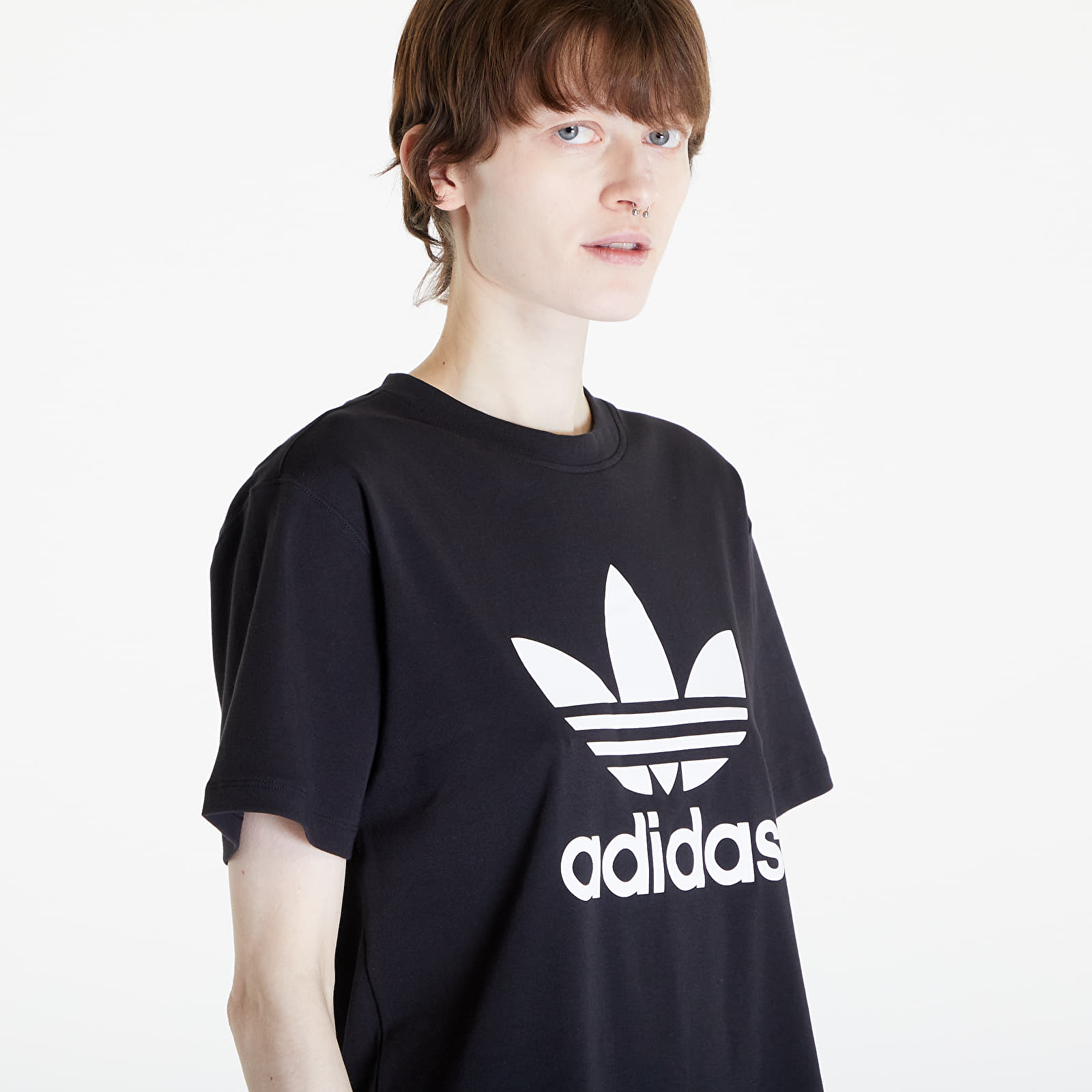 T-Shirts adidas Trefoil Regular Tee Black