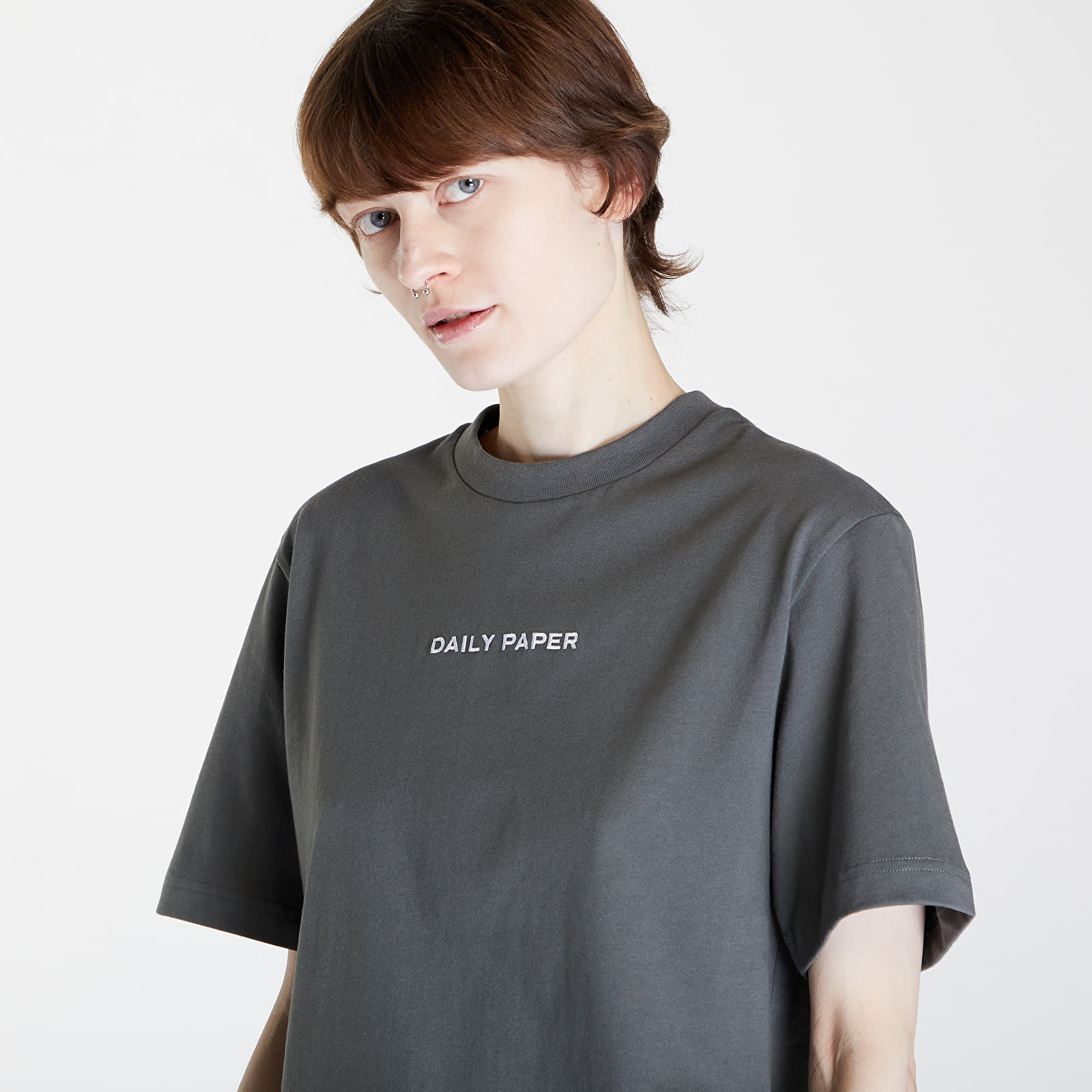 Trička Daily Paper Logotype Short Sleeve T-Shirt UNISEX Chimera Green