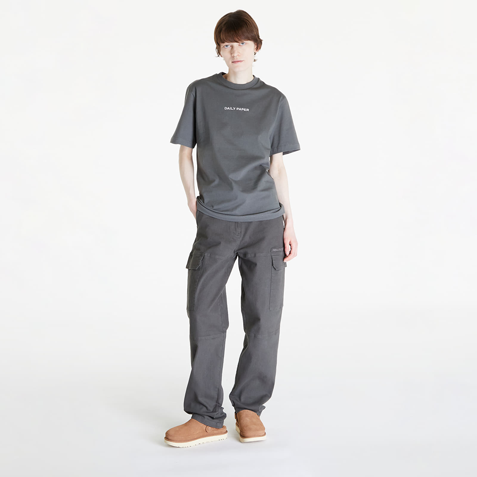 Trička Daily Paper Logotype Short Sleeve T-Shirt UNISEX Chimera Green
